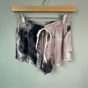 Ginger G Tie-Dye Drawstring Shorts (S)